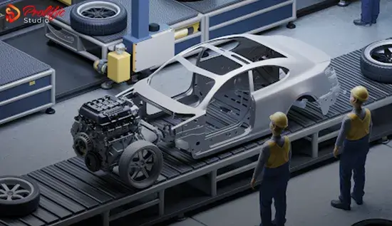 How 3D Animation Can Help You Visualize Automotive Assembly Lines