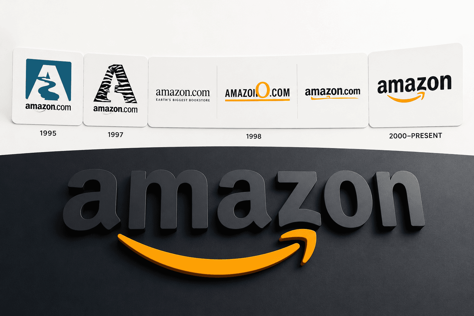 The Amazon Logo: A History of How a Simple Smile Became a Global Brand Icon