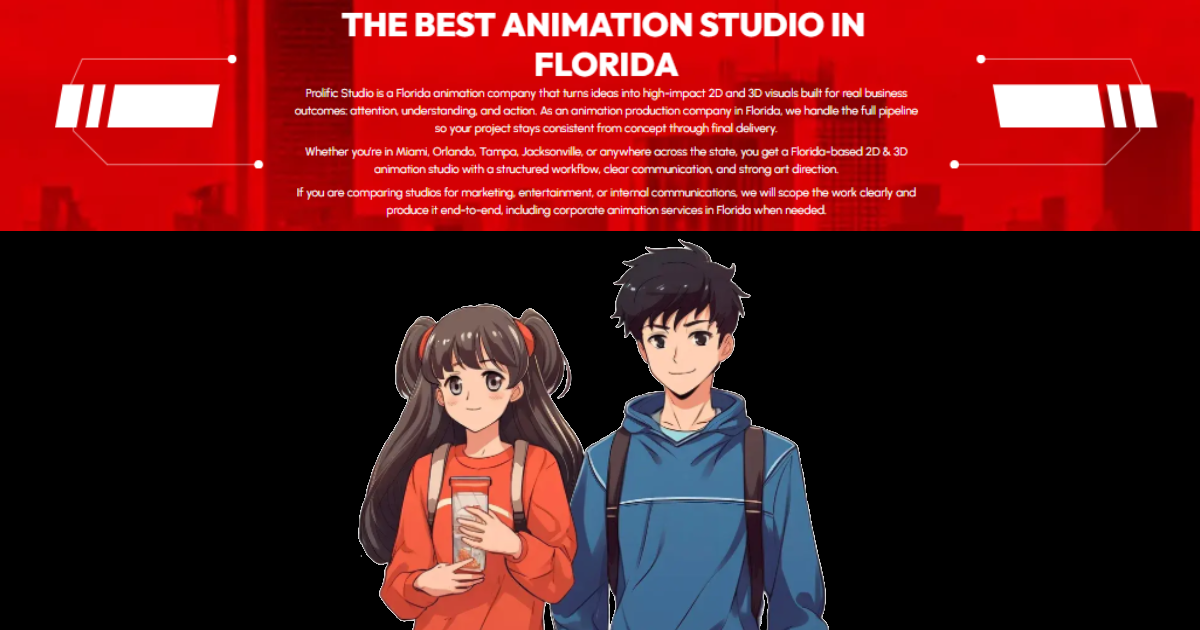 Hire the Best Animation Studio in Florida | Prolific Studio