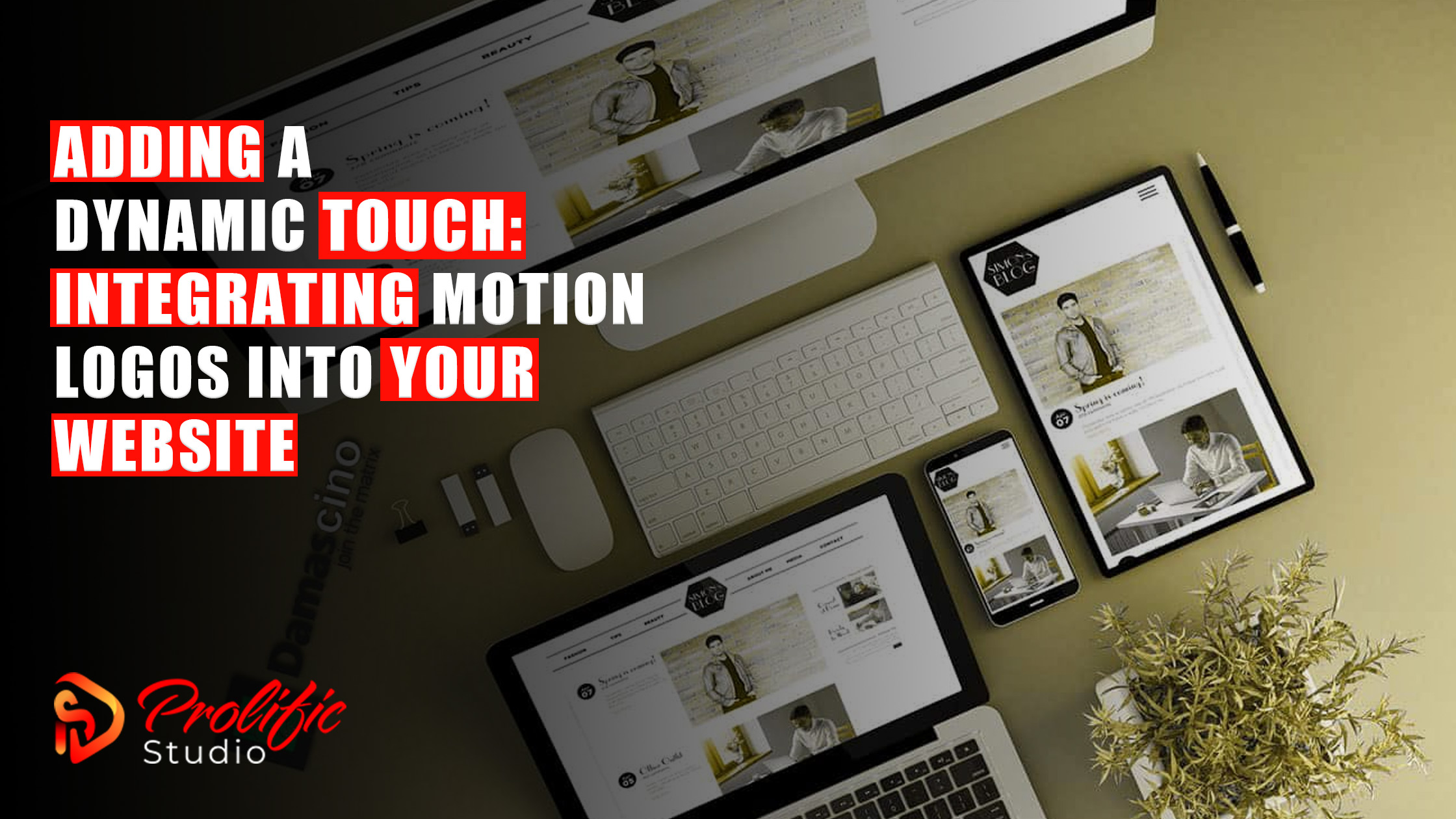 3D logo animation