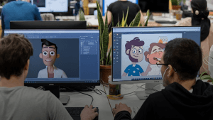 animators using the software