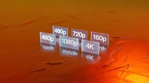 Different resolutions in animation rendering