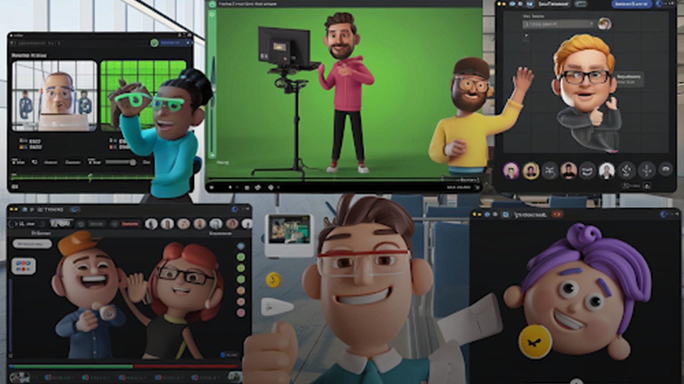 animated videos’ collage