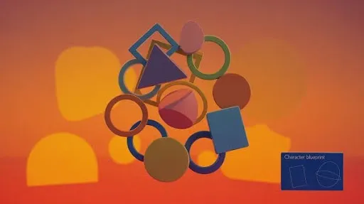 Mixing of different shapes