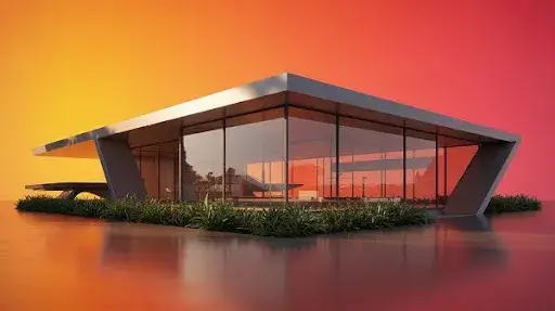 3D architectural animation example