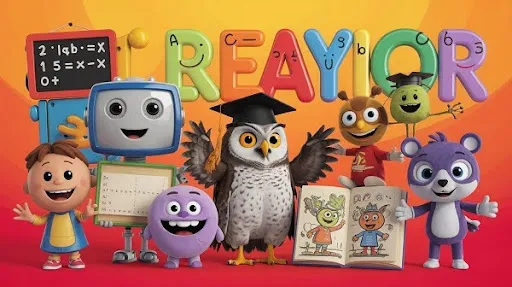 3D animated educational content