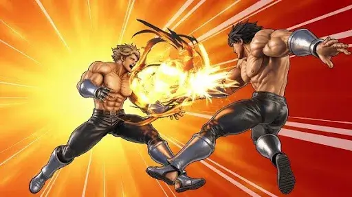 A type of animation exaggeration in fighting games A type of animation exaggeration in fighting games