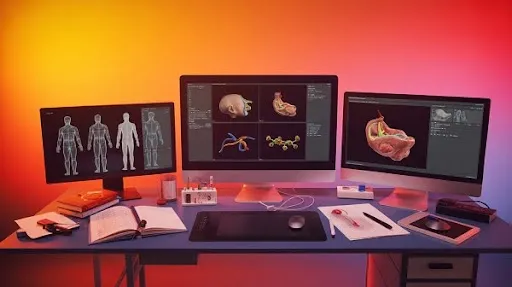 A visual representation of high quality animation process for medical animation