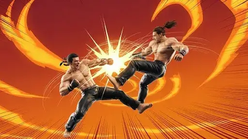 An example of animation exaggeration in fighting games An example of animation exaggeration in fighting games