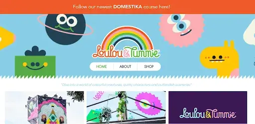 Loulou & Tummie homepage