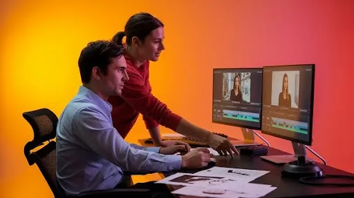 Professional creating VSL content in marketing Professional creating VSL content in marketing