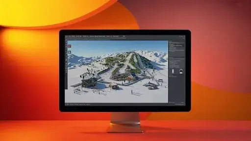 An example of sports resort animation An example of sports resort animation