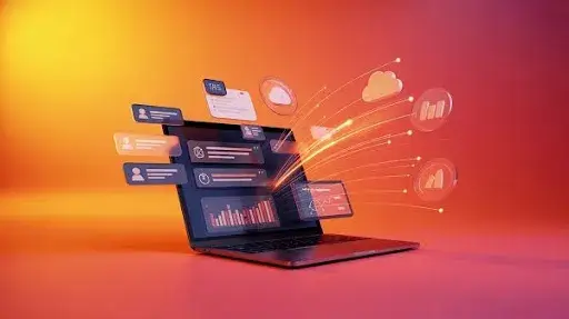 a 3D animated example of a SaaS product launch a 3D animated example of a SaaS product launch