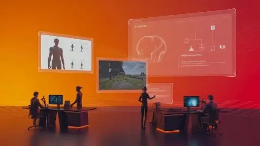 An example of usage of AI in video games An example of usage of AI in video games