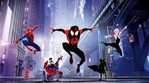 Different characters from the movie