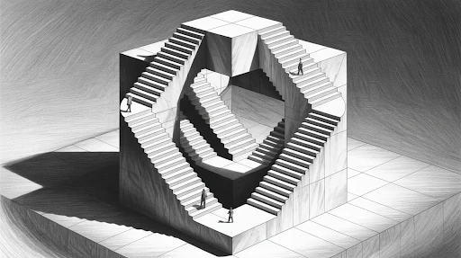 A creative illusion image