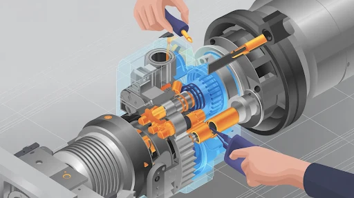 3D animation for maintenance training