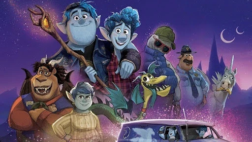 The cast of Onward