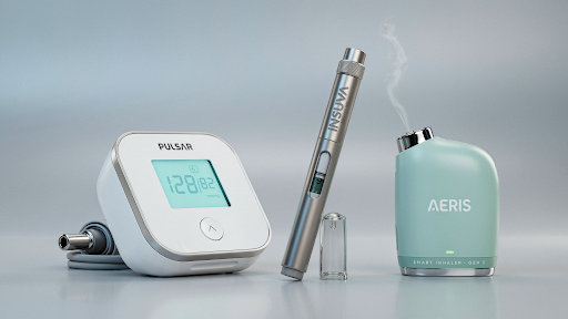 Different medical products in 3D animated visuals