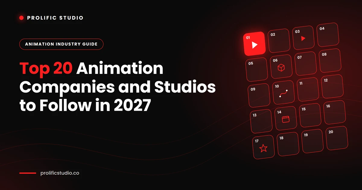 top 20 animation companies2027
